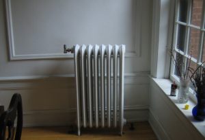 An apartment radiator.
