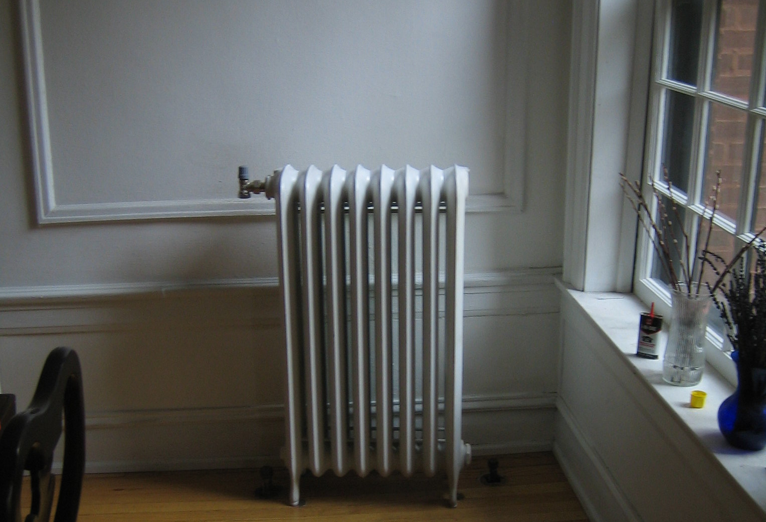 An apartment radiator.