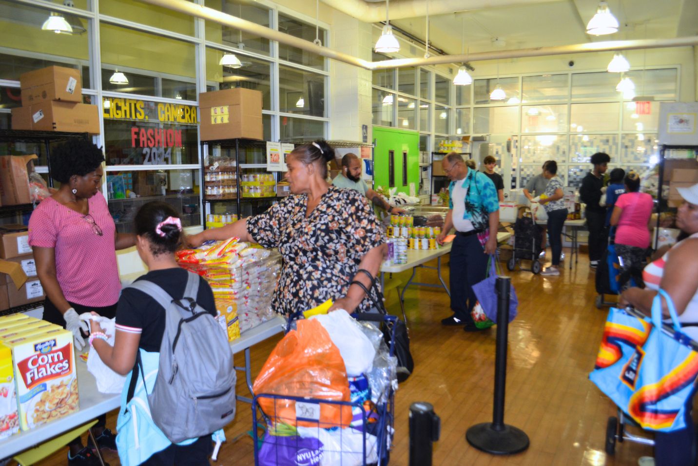 Food pantry in the Bronx.